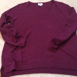 V-neck sweater